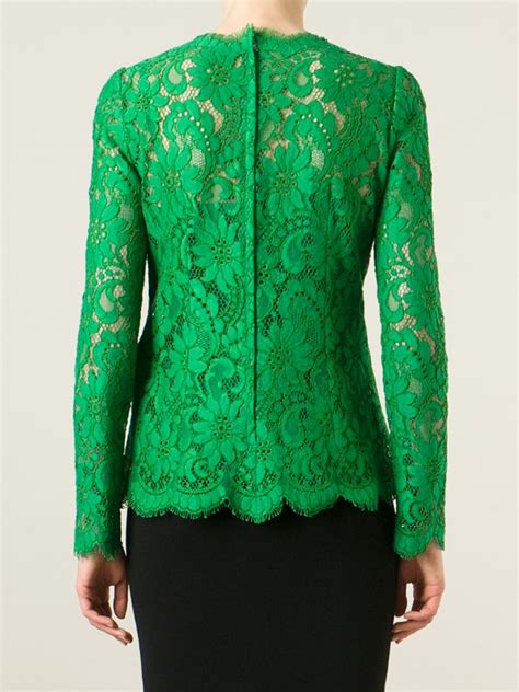 dolce gabbana floral lace top|Dolce & Gabbana Tops for Women .